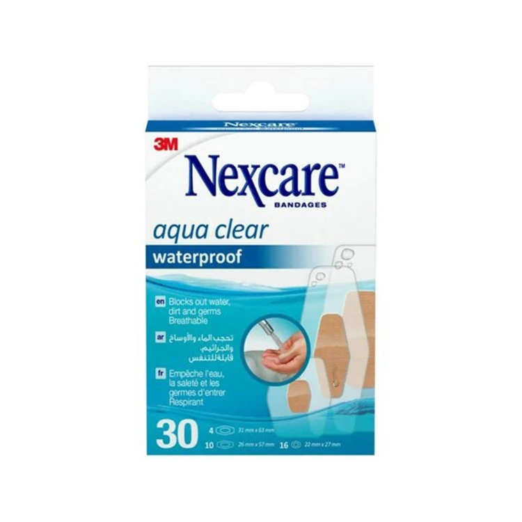 Nexcare Aqua Waterproof Assorted Bandages 30'S