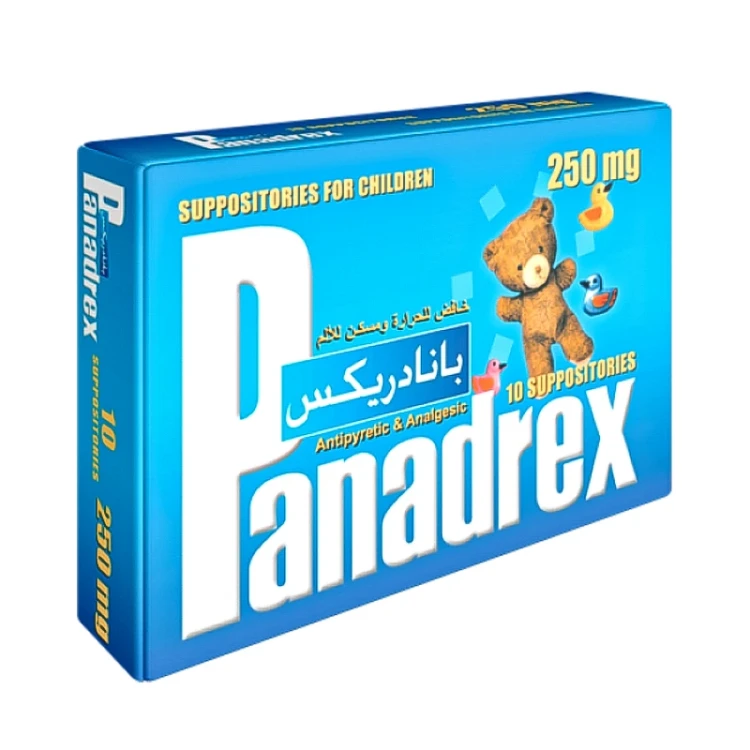 PANADREX 250 MG 10 SUPP FOR CHILDREN