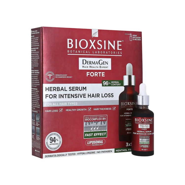 BIOXSINE FORTE SERUM AGAINST HAIR LOSS 3*50ml