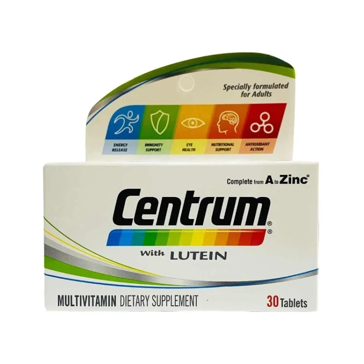 Centrum With Lutein Tabs 30's