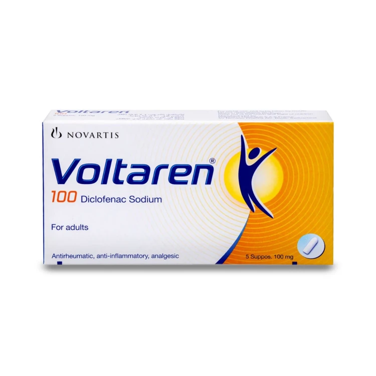 Voltaren 100 Mg Suppsitories 5 Supp