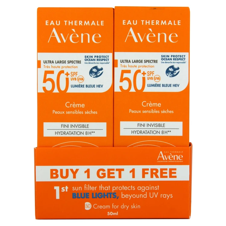 Avene Suncare Promo Kit SPF 50 Cream Ult High Prot 1+1