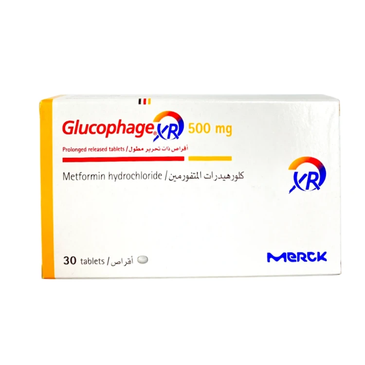 Glucophage XR 500Mg Tabs 30's