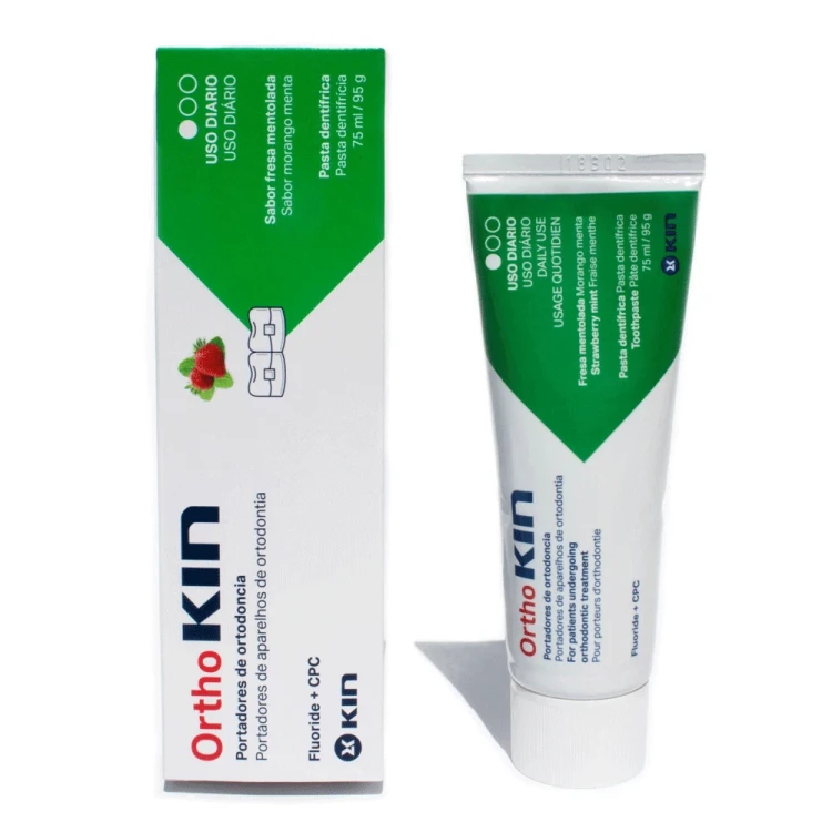 KIN ORTHO STRAWMINT T/P 75ML