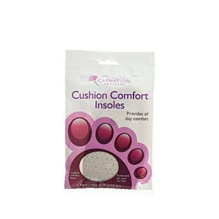 CARNATION CUSHION COMFORT INSOLES 1'PAIR