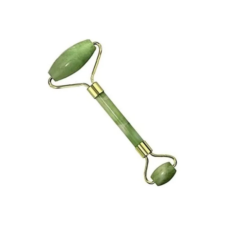 Flawlass Contour Facial Roller & Massager Genuine Rose Quartz