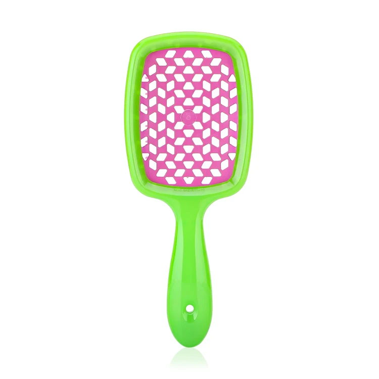 JANEKE HAIR BRUSH GREEN PINK