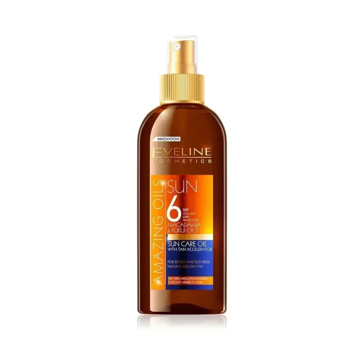 Evelin Sun Care Sun Tan Oil Spf 6 150 Ml