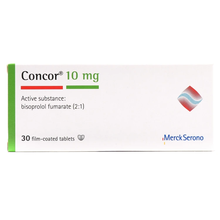 Concor 10 Mg Tablet 30'S