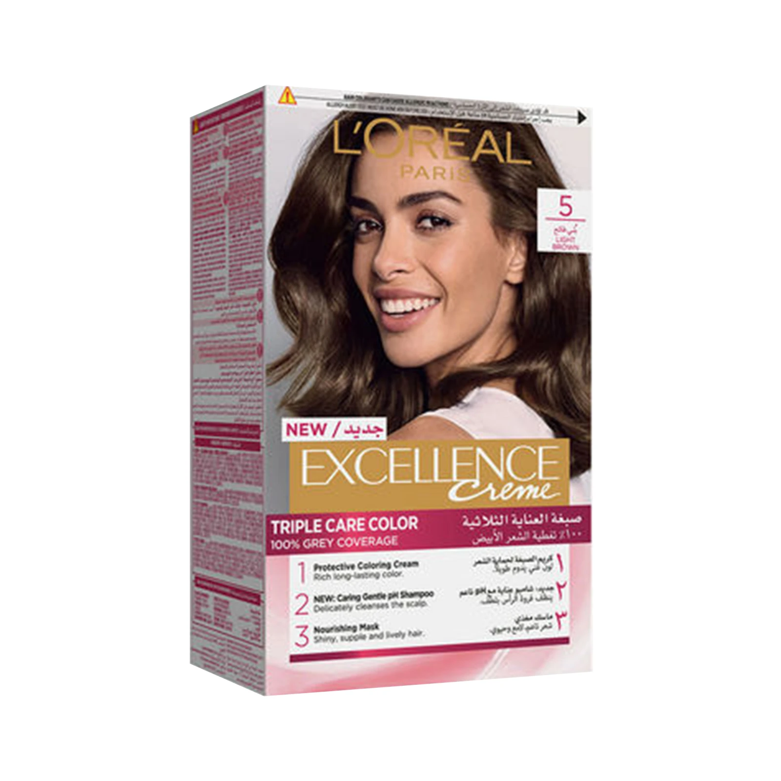 Loreal Excellence Cream Triple Care Colour No5 Light Brown 3765