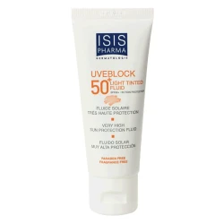 ISIS UNEBLOCK SPF50+LIGHT TINTED FLUID ISISV50+TOF