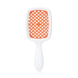 JANEKE HAIR BRUSH WHITE ORANGE