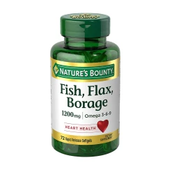 Nature's Bounty Omega 3-6-9 Fish Flax Borage Softgels 72'S