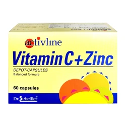 Active Line Vitamin C + Zinc 60 Caps