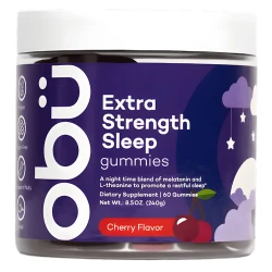 OBU Extra Strength Sleep Gummies Cherry Flavor 60'S