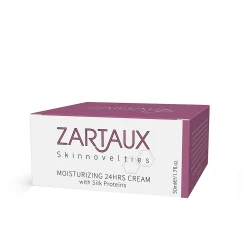 ZARTAUX MOISTURIZING 24HRS CREAM/ SILK PROTEINS 50ML