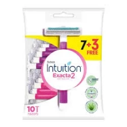 Schick Intuition Exacta 2 Sensitive 7+3 Free Women Pink