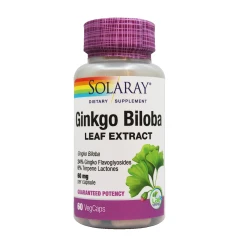 SOLARAY Ginkgo Biloba 60Mg CAPS 60's