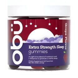 OBU Extra Strength Sleep GRAPE Favor Gummies 60'S