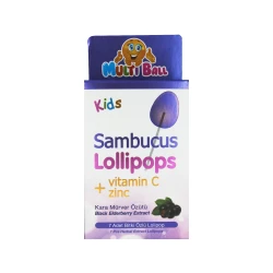 MULTIBALL Kids Lollipops Sambucus Vitamin C+Zinc 7'S