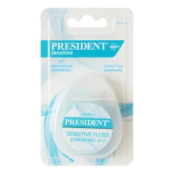 PRESIDENT SENSITIVE EXPANDING FLOSS FOR SENSITIVE TEETH 25 M