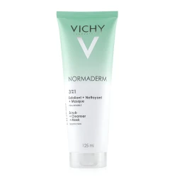 Vichy Normaderm 3 in 1 scrub Cleanser mask 125ml