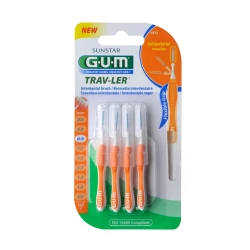 Butler Gum Traveller Interdental Brush 0.9m 6's 1412