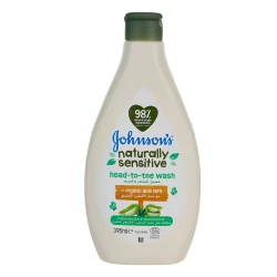 Johnson Naturally Senstive Head to Toe 395ML