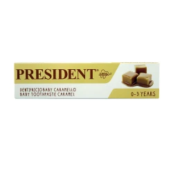 PRESIDENT 0-3 Years Baby ToothPaste Caramel 30ML