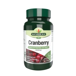 Natures Aid Cranberry 5000mg 90's Tablets