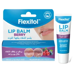 Flexitol Lip Balm BERRY 10Gm