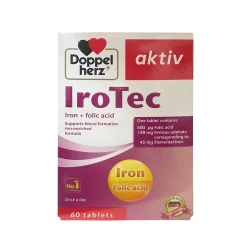 Doppelherz aktiv IroTec iron + folic acid 60's tablets