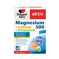 Doppelherz aktiv Magnesium + CA + Potassium 60's Tabs