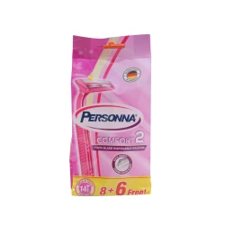 Personna Comfort 2 Twin Blade Disposable Razor 8+6 Free