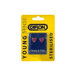 Caflon YoungSense GP HEARTS ROSE 8mm Earrings FJHT8ROYS