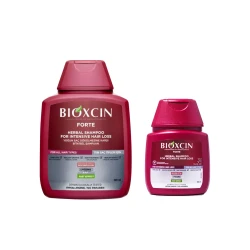 BIOXCIN ••FORTE•• Shampoo 300ML +BIOXSINE •Forte• Shampoo 100ml