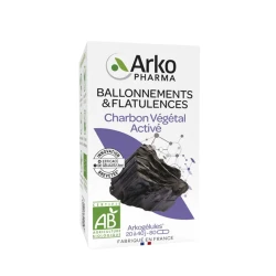 Arkopharma FLATULENCE RELIEF Charcoal 40 Capsules