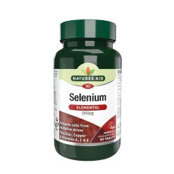 NATURES AID Selenium 200µg 90 Tablets