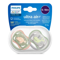 Philips Avent ultra air BOY pacifier (6-18m) 2Pcs SCF085/60