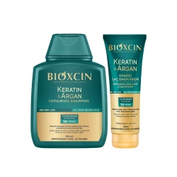 بكج بيوكسين شامبو وبلسم الكيراتين والارغان