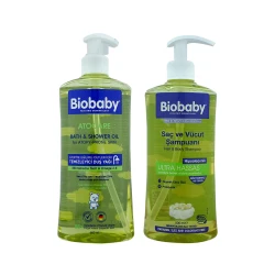Biobaby Shower Oil + Ultra Hassas Shampoo PACKAGE