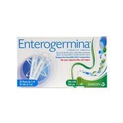 إنتروجيرمينا بروبيوتيك شراب لصحة الأمعاء – 20 قارورة × 5 مل