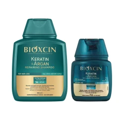 بيوكسين شامبو الكيراتين والأرجان 300 مل + 100 مل هدية