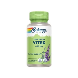 Solaray Vitex 400mg 100 Vegetable Capsules