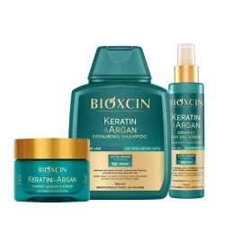 بكج بيوكسين شامبو وبلسم وماسك الكيراتين والارغان