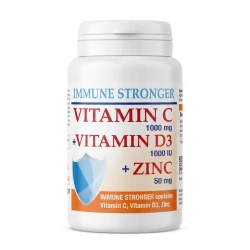 IMMUNE STRONGER VIT C 1000MG + VIT D3 1000IU + ZINC 50MG