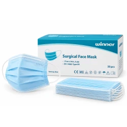 Winner Surgical Face Mask 17cmX9cm (blue) 50pic med054