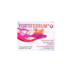 Fortiferrum Liposomal iron 30 Sachet Strawberry Flavour 45g