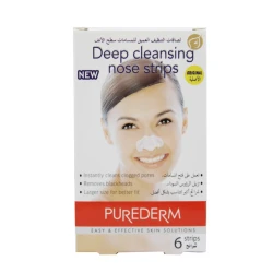 Purederm Deep Cleansing  Nose Strips 6 Pcs