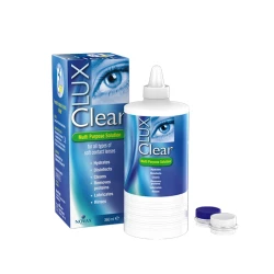 Lux Clear Contact Lenses Soln.360ml Novlux001